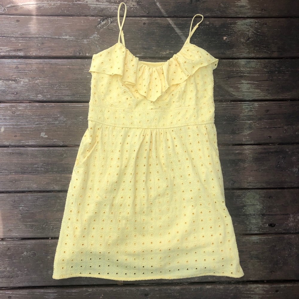 NWT Yellow Eyelet Lilly Pulitzer Dress